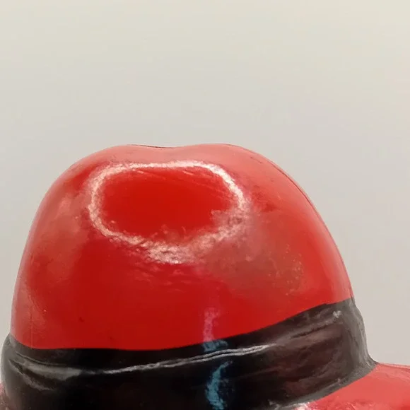 Vintage Clown Coin Bank Figurine Ceramic Novelty Decor Polka Dot Kidcore 9" READ - Picture 16 of 16